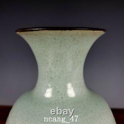 10.1 Antique Chinese Porcelain Song dynasty ru kiln cyan glaze Ice crack Vase