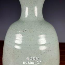 10.1 Antique Chinese Porcelain Song dynasty ru kiln cyan glaze Ice crack Vase