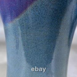 10.2 China Antique song dynasty Porcelain jun kiln blue glaze fambe plum vase