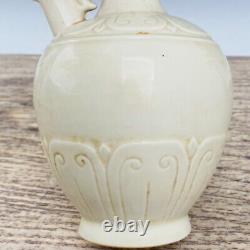 10.2 Old Antique Chinese Porcelain Song dynasty ding kiln White glaze gilt Vase