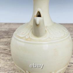 10.2 Old Antique Chinese Porcelain Song dynasty ding kiln White glaze gilt Vase