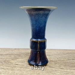 10.4 Chinese Old Antique Porcelain song dynasty jun kiln mark Purple glaze Vase