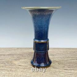 10.4 Chinese Old Antique Porcelain song dynasty jun kiln mark Purple glaze Vase