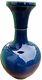 (10.5x6) Cobalt Blue Chinese Doucai Vase (excellent Condition)-2.6 Lbs