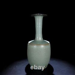 10.7 Antique Chinese Porcelain Song dynasty ru kiln cyan glaze Ice crack Vase