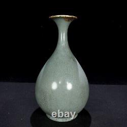 10.7Chinese antique porcelain Song Ru kiln Jade Pot Spring Bottle