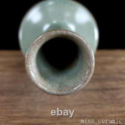 10 Antique Chinese Porcelain Song dynasty ru kiln cyan glaze Ice crack Vase