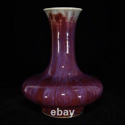 10 Chinese Old Antique Porcelain qing dynasty kangxi mark Fambe red glaze Vase