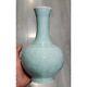 10 Collect Chinese Qing Porcelain Shadow Green Glaze Lotus Flower Branch Vase