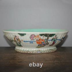 10 Good Chinese Famille Rose Porcelain The Eight Immortals Figure Stories Bowls