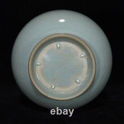 11.4 Antique Chinese Porcelain Song dynasty ru kiln cyan glaze Ice crack Vase