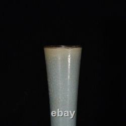 11.4 Antique Chinese Porcelain Song dynasty ru kiln cyan glaze Ice crack Vase