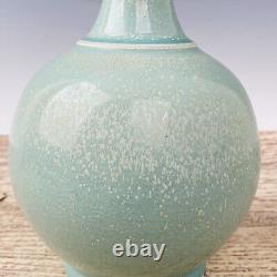 11.4 Chinese Antique Porcelain song dynasty ru kiln cyan glaze Ice crack Vase