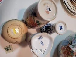 11.40 Good Chinese Famille Rose Porcelain Flowers and Plants Gall-bladder Vases
