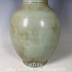 11.6 Rare Old Chinese Ru Kiln Porcelain Dynasty Characters Vase Bottle