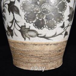 11 Chinese Old Antique Porcelain yuan dynasty Blue white flower Pulm Vase
