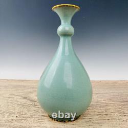 11 Chinese Ru Porcelain Handmade Exquisite Lettering Vase