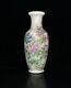 12.5 Old Antique Qing Dynasty Daoguang Mark Porcelain Flower Bird Pattern Vase