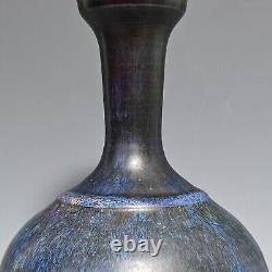 12.6 Old song dynasty jun Porcelain Ceramic glaze carved Chinese mark gilt vase