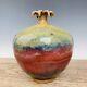 12 Antique Chinese Porcelain Song Dynasty Jun Kiln Red Fambe Pomegranate Vase