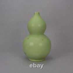 13 Collect Chinese Porcelain Gild Green Glaze Animal Crane Gourd Vase