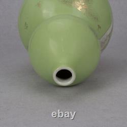 13 Collect Chinese Porcelain Gild Green Glaze Animal Crane Gourd Vase