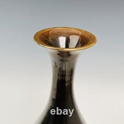 14.2 Antique Chinese Porcelain Song dynasty jian kiln Black glaze yuhuchun Vase