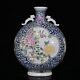 14.2 Antique Qing Dynasty Porcelain Qianlong Mark Famille Rose Flower Bird Vase
