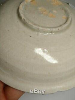 14th Century antique Chinese Yuan Dynasty Moulded porcelain dish