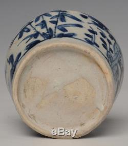 16th Century, Ming Dynasty, Antique Chinese Porcelain Blue and White Jarlet