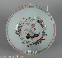 18C Chinese Porcelain Batavia Enamel Vase Tobacco Leaf Butterfly Bowl Qianlong