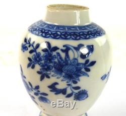 18th Century Antique Chinese Qianlong Porcelain Tea Caddy