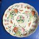18th C Antique Chinese Export Famille Rose Porcelain Scalloped Plate / Dish