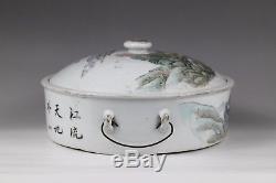 19/20th centuryA beautiful famille rose chinese porcelain tureen and cover