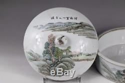19/20th centuryA beautiful famille rose chinese porcelain tureen and cover