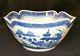 19th Century Chinese Export Porcelain Canton Fruit Or Salad Canted Corner Bowl