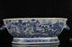 19th Century Antique Chinese Tureen Export Porcelain Blue And White Canton