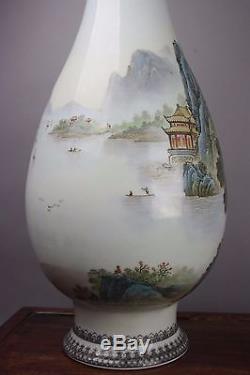20th C. 50-60s Chinese JiangCai Porcelain Vase