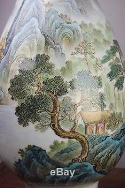 20th C. 50-60s Chinese JiangCai Porcelain Vase