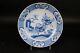 23.2 Cm Antique Chinese Porcelain Dish With Hunting Scene, Kangxi 1662-1722
