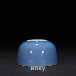 3.1 Old Antique Chinese Porcelain qing dynasty kangxi mark Sky blue glaze Vase
