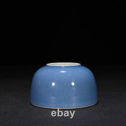 3.1 Old Antique Chinese Porcelain qing dynasty kangxi mark Sky blue glaze Vase