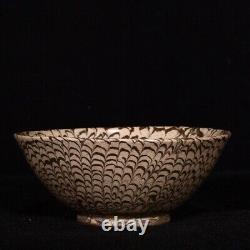 4.6 Old Antique Chinese Porcelain song dynasty Marbled ware pattern Bowl