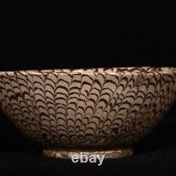 4.6 Old Antique Chinese Porcelain song dynasty Marbled ware pattern Bowl
