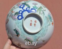 4 Old Chinese Famille Rose Porcelain Bowl Phoenix Nonya Nyonya Peranakan Strait