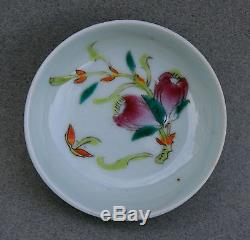 5 Antique Chinese Porcelain Sauce Dishes Famille Rose