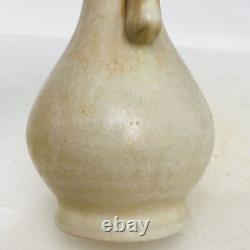 6.1 Antique Chinese Porcelain Song dynasty ru kiln White glaze double ear Vase