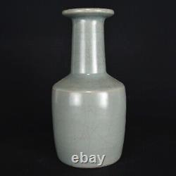 6.3 Antique Chinese Porcelain song dynasty guan kiln cyan glaze Ice crack Vase