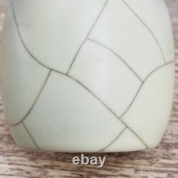 6.5 Old Antique Chinese Porcelain song dynasty guan kiln open slice Vase