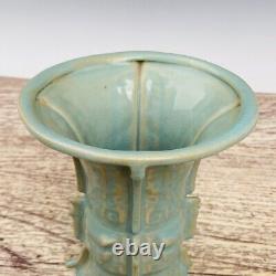 6.7 Antique Chinese Porcelain Song dynasty ru kiln cyan glaze Ice crack Vase